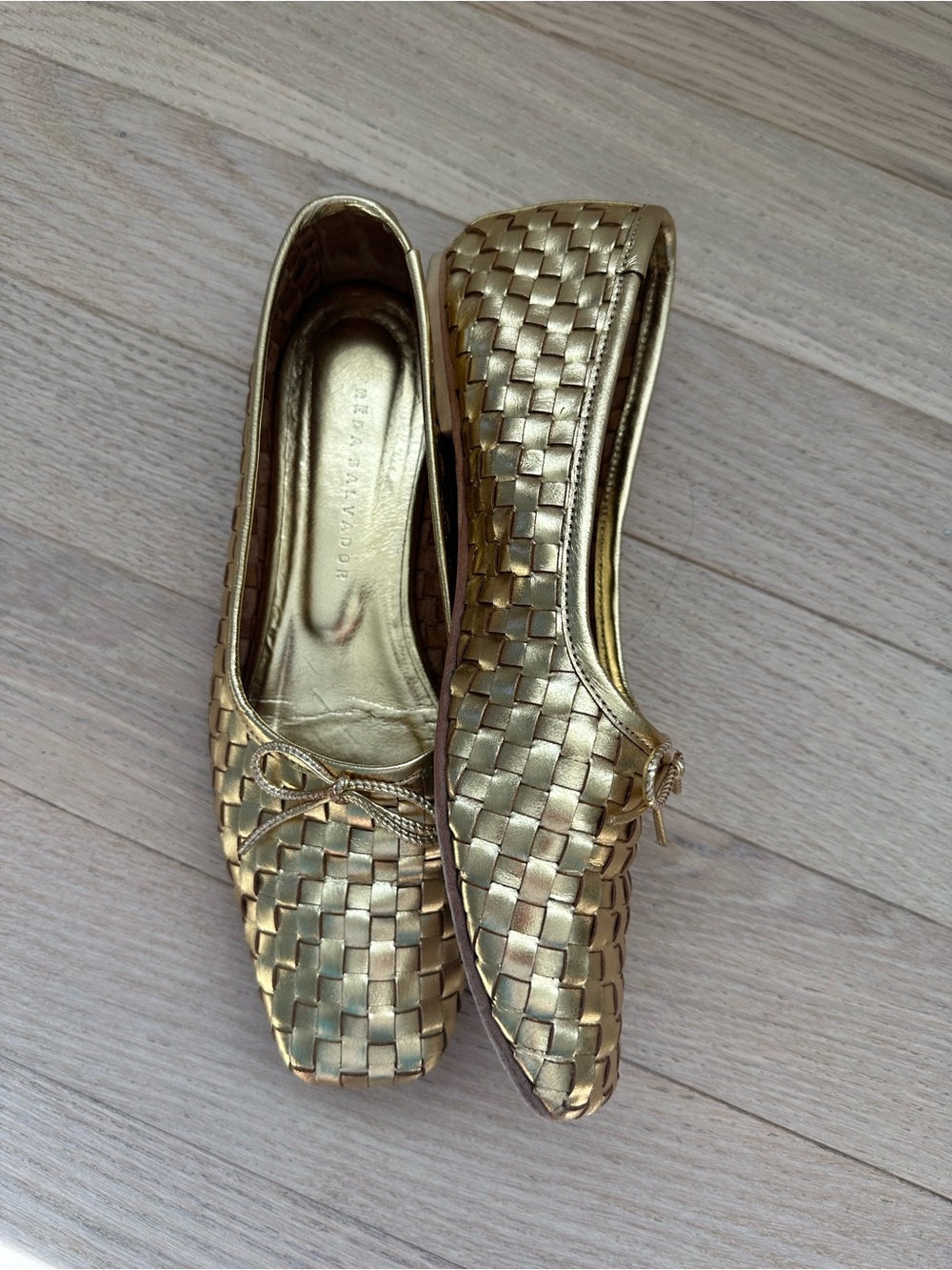 Freda Salvador - Jada Ballet Flats - Gold size 8.5 - Picture 7 of 14